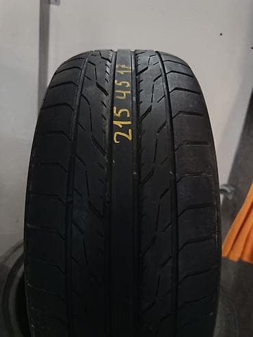 Шины 215 / 45 / R 17, Лето, Б/у, 1 шт, Легковые, Япония — 1