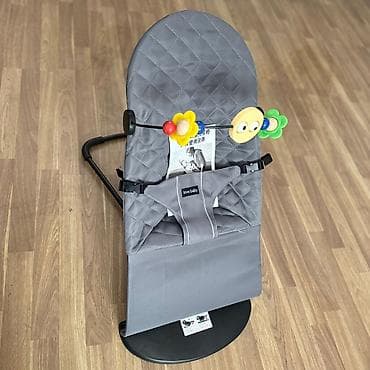 baby go: Детский шезлонг, Качалка, Железо, цвет - Серый — 1