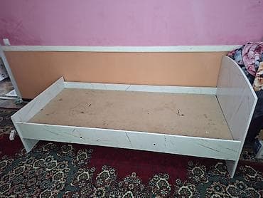 односпальный кравать: Односпальная кровать без матраса. - Размер спального места — 1