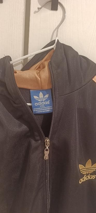 Толстовки: Мужская толстовка, 2XL, Adidas, Б/у, цвет - Черный, Самовывоз — 4