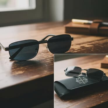 Солнцезащитные очки очки, Мужские, Регулируемые носоупоры, Оригинал, Линзы градиентные, Новый