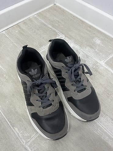 adidas 45: Мужские кроссовки, 45, Adidas Originals, Новый, цвет - Серый, Бесплатная доставка, Платная доставка, Самовывоз — 2