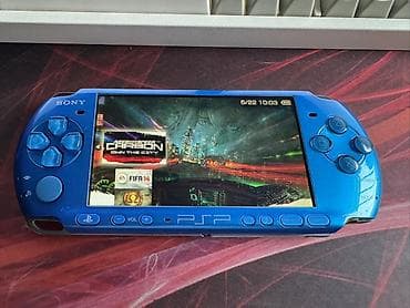 Sony PlayStation Portable (PSP-3000), синяя, идеальное состояние at lalafo.kg Sony PlayStation Portable (PSP-3000), синяя, идеальное состояние
