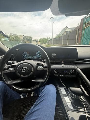 Транспорт: Hyundai Avante: 2020 г., 1.6 л, Автомат, Гибрид — 9