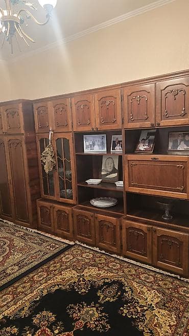 Гарнитур для зала, Дерево, цвет - Коричневый