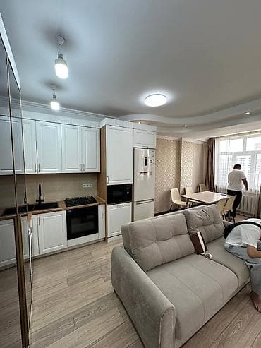 Недвижимость: 2 комнаты, 82 м², Элитка, Джал мкр (в т.ч. Верхний, Нижний, Средний) Элитка, 10 этаж, Евроремонт — 6