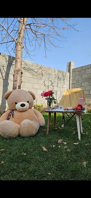 мишка форма: Огромный плюшевый медведь - Размер: очень крупный, сидячая высота — 1