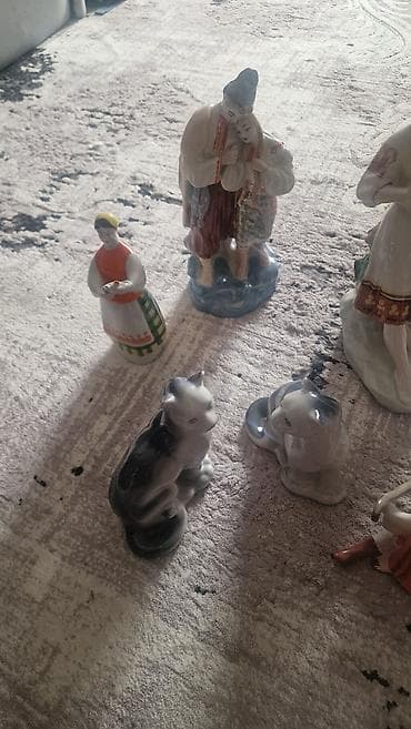 Музыкальные инструменты: Коллекция фарфоровых статуэток с народными мотивами. - Парная — 4