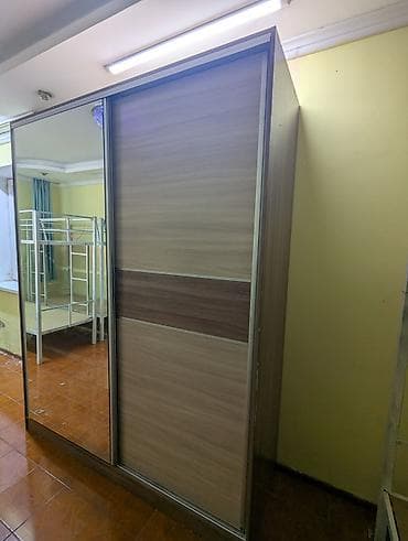 Шкаф купе, Б/у, С зеркалом, ЛДСП