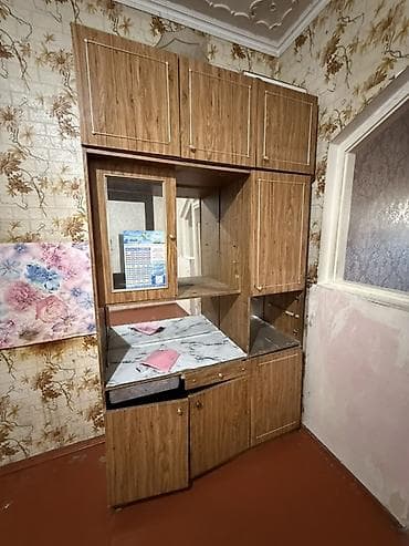 Кухонный гарнитур, цвет - Коричневый, ДСП