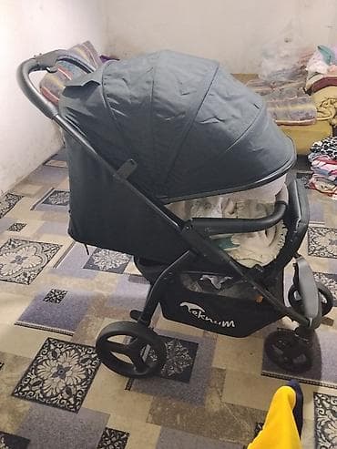 ходунок поводок: Коляска, цвет - Черный — 2