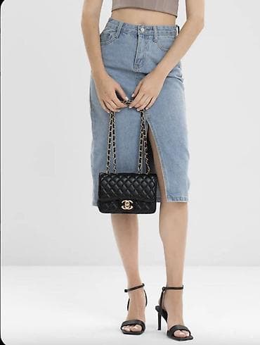 шанель бой: Классическая сумка, Chanel, Китай, Материал: Искусственная кожа, Стеганая модель, Женские, Новый — 8