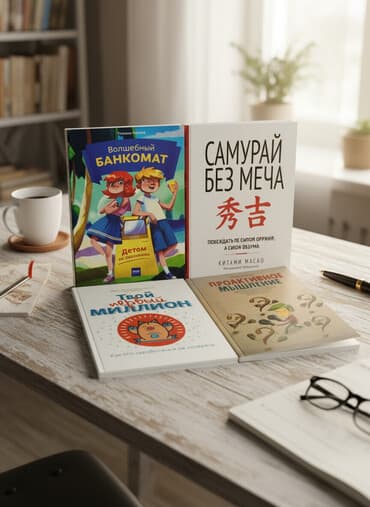 настольный теннисная ракетка: Книги по саморазвитию для детей и взрослых📚 Комплектация товара — 1