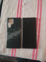 Samsung Galaxy S22 Ultra, Б/у, 256 ГБ, цвет - Черный, 1 SIM, eSIM