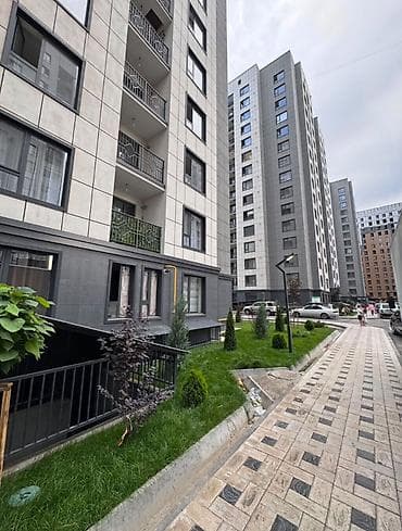 Квартиры: 3 комнаты, 87 м², Пишпек Элитка, 10 этаж, ПСО (под самоотделку) — 4