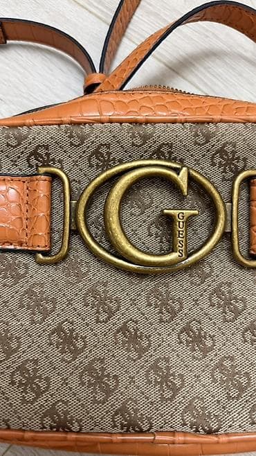 Сумки: Сумка Guess с монограммой и крупной буквой G на фронтальной — 2