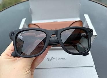 Аксессуары: Солнцезащитные очки очки, Ray-Ban, Унисекс, Вайфареры, Линзы градиентные, Б/у — 6