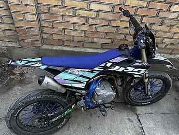 Скутерлер: Продаю качественный мотард питбайк крепкая клетчатая рама байк легче — 2