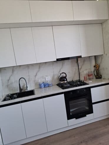 арча бешик дом: 60 м², 2 комнаты, Бронированные двери, Балкон застеклен, Евроремонт — 5