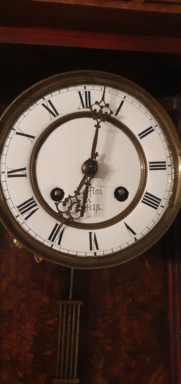 домашние часы: Часы Старинные,антикварные часы le roi a paris, настенные часы Le roi — 3