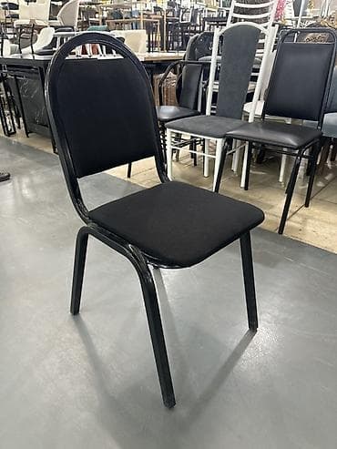 кленка черная: Стул для кафе, ресторанов, Железо, цвет - Черный — 1