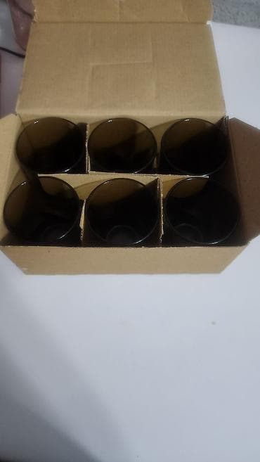 Кухонные принадлежности: Набор стаканов от бренда люминарк . 6 шт. Новые. цена : 300с. в — 1