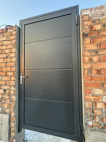 argus security systems: Секционные и рулонные ворота/калитки из металла, цвет темно‑серый — 3