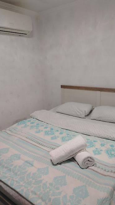 Батирлерди ижарага берүү: 1 бөлмө, Душ кабинасы, Жаздык, жууркан-төшөк каптары, Кондиционер — 1