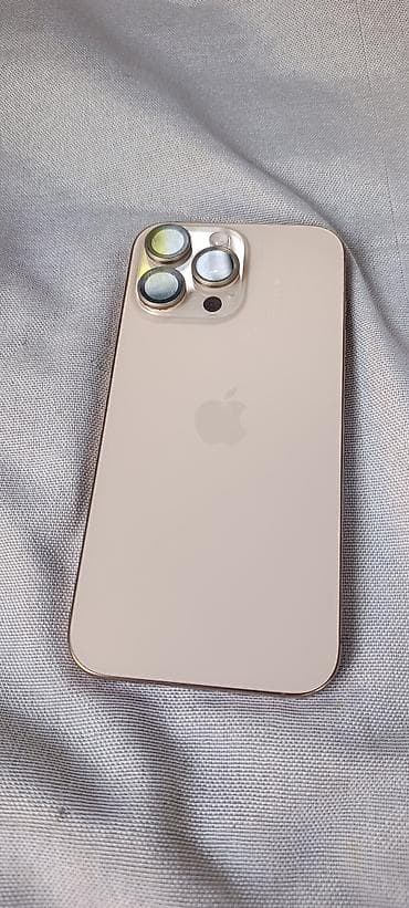 IPhone 16 Pro Max, 256 ГБ, Золотой, Защитное стекло, 92 %