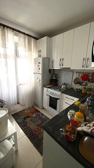 Батирлер: 2 бөлмө, 46 м², Москва/ Турусбеков көч. Хрущевка, 3 кабат, Ремонт талап кылынат — 4