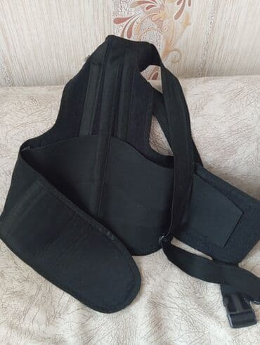 магнитный корректор осанки цена: Черный корректор осанки предназначен для поддержания правильного — 1