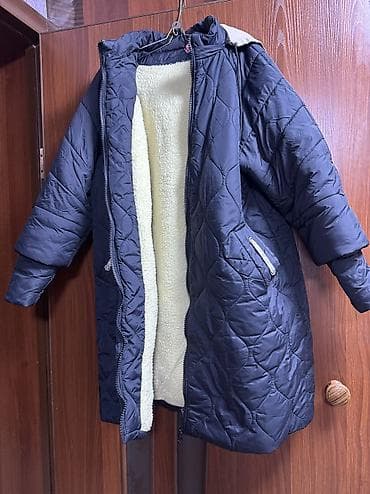 Плащи: Пуховик, По колено, L — 4