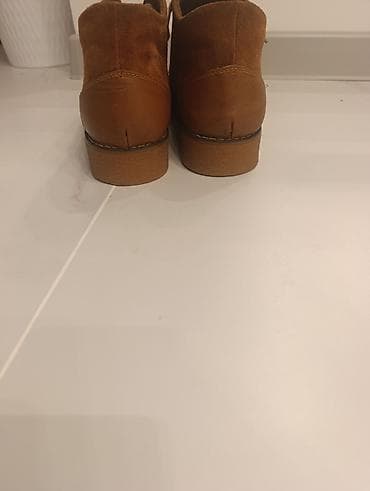 бежевые туфли: Замшевые мужские ботинки-дезерты - Материал верха: мягкая натуральная — 6