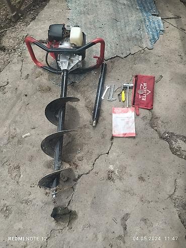 шплинты: Мотобур ELITECH (серия БМ) с бензиновым двигателем Описание: - — 2