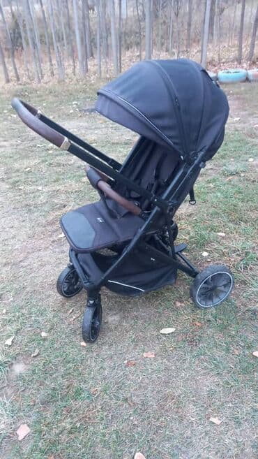 трехколесные прогулочные коляски: Коляска, цвет - Черный — 2