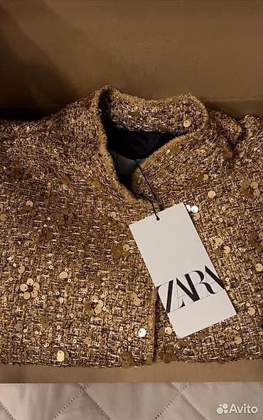 бомбер zara: Бомбер, Осень-весна, Оверсайз, S — 1