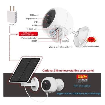 скрытая видео камера: Камера на аккумуляторе хватит заряда на 1 день 3,0 Мегапикселя Icsee — 5