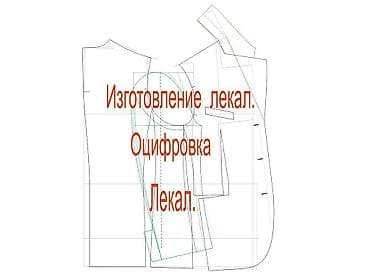 Оцифровка лекал. Изготовление лекал. Жен. Муж. Подростковой. Детской