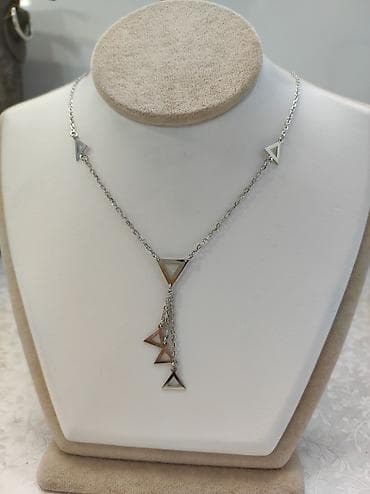 Үлпөт көйнөктөрү жана аксессуарлар: Серебрые Колье Серебро 925 пробы Длина 45 см Есть доставка по — 4