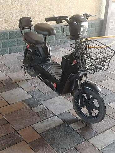 Мототехника: Электроскутер GICIM/СК (на наклейках — «GICIM», «SK») - Компактный — 4