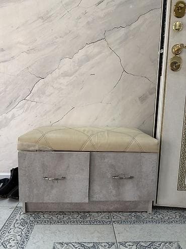 шкаф прихожую: Гарнитур для прихожей, Шкаф, ДСП, цвет - Серый — 1