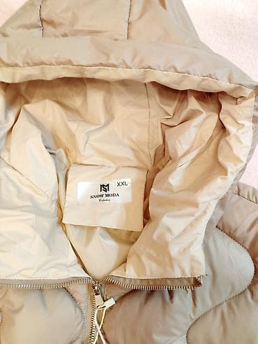 юникло сша: НОВАЯ.куртка с капюшоном размер 50 .цвет бежевый .капюшон не — 3