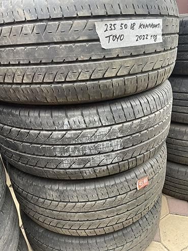 Шины 235 / 50 / R 18, Лето, Б/у, Комплект, Легковые, Toyo