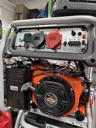 микро гес: Бензиновый генератор KEMAGE KM13000 - Мощный 4‑тактный OHV двигатель — 1