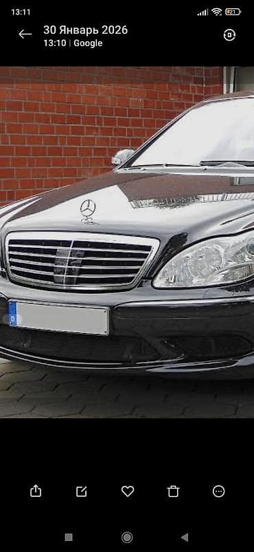 моторы на мерс: Mercedes-Benz S-Class: 1999 г., 5 л, Автомат, Газ, Седан — 1