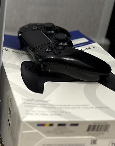 Новый Беспроводной Оригинальный геймпад Sony DualSense (чёрный) - at lalafo.kg Новый Беспроводной Оригинальный геймпад Sony DualSense (чёрный) -