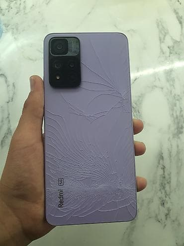 nokia 108: Redmi, Redmi Note 11 Pro Plus, Б/у, 128 ГБ, цвет - Фиолетовый, 2 SIM — 2