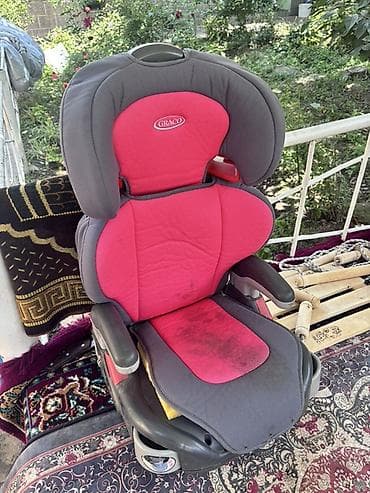 nike 37: Детское автокресло-бустер Graco с высокой спинкой. - Тип: бустер со — 1