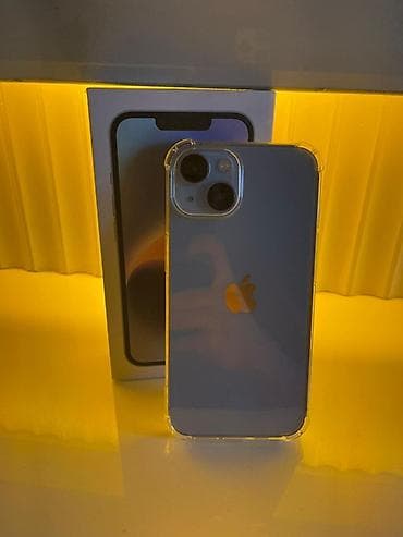 fold 3: IPhone 14, 128 ГБ, Голубой, Коробка, 87 % — 2