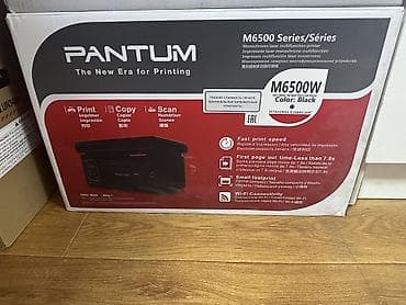 Принтерлер: Многофункциональное лазерное устройство Pantum M6500W (черный цвет) — 1